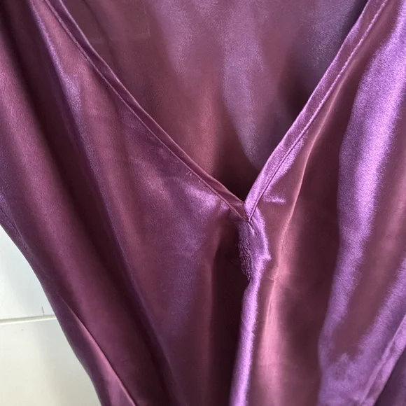 Inner Most sz S Elegant Purple Satin Nightgown euc - Picture 6 of 8
